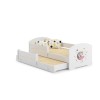 Łóżko podwójne z barierką i materacami PEPE II SLEEPING PRINCESS 160x80