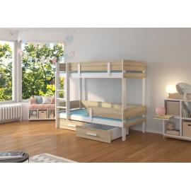 Łóżko piętrowe dwuosobowe ETIONA 180x80