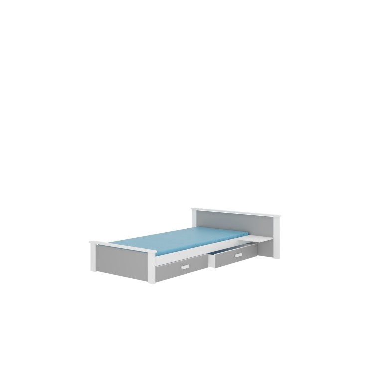 Łóżko z materacem ALDEX SHELF 200x90