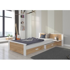 Łóżko z materacem ALDEX SHELF 200x90