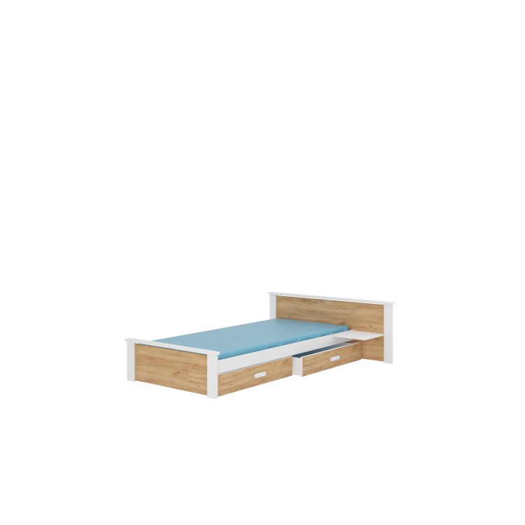 Łóżko z materacem ALDEX SHELF 200x90