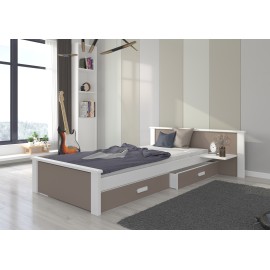 Łóżko z materacem ALDEX SHELF 180x80