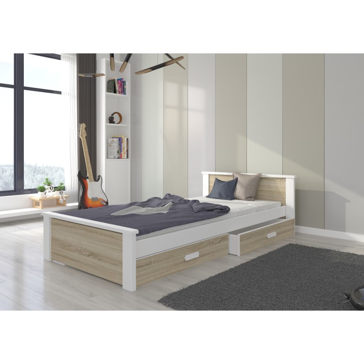 Łóżko z materacem ALDEX 200x90
