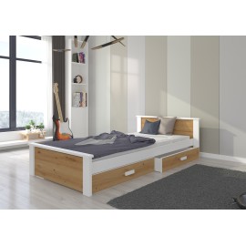 Łóżko z materacem ALDEX 200x90