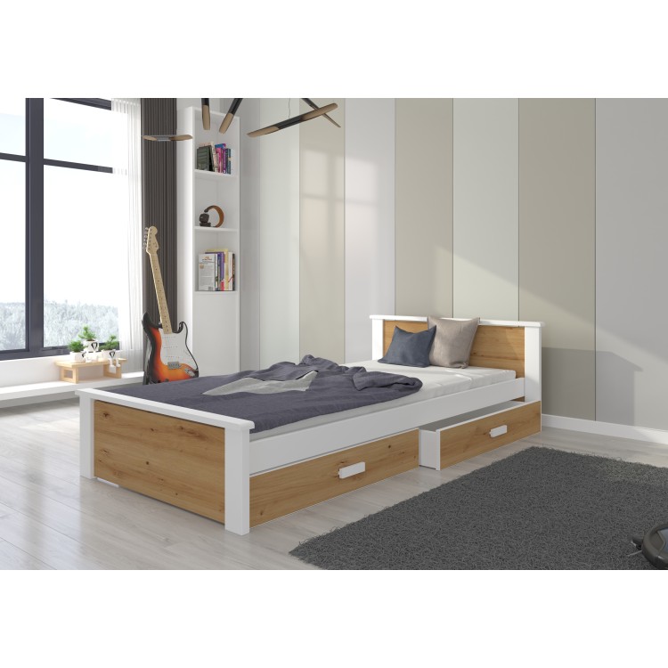 Łóżko z materacem ALDEX 200x90