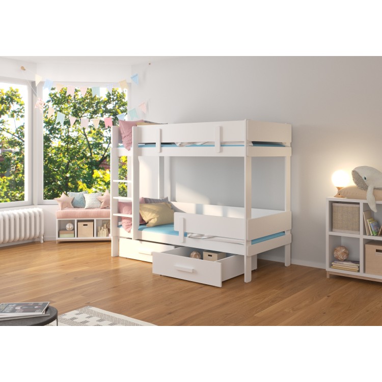 Łóżko piętrowe dwuosobowe ETIONA 200x90