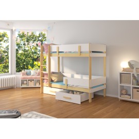 Łóżko piętrowe dwuosobowe ETIONA 180x80
