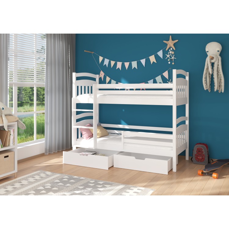 Łóżko piętrowe dwuosobowe ADA 180x80