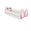 Łóżko z materacem i szufladą BEAR PINK 160x80