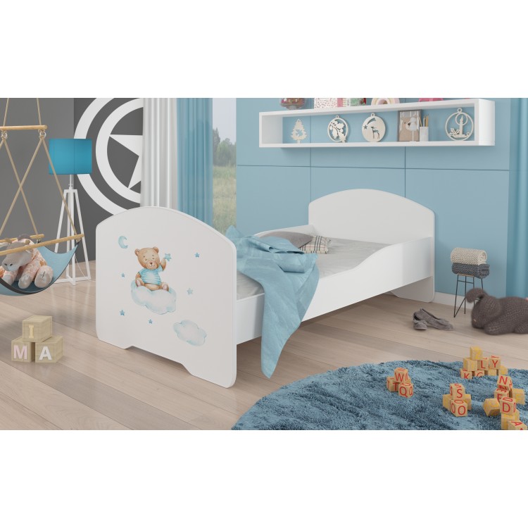 Łóżko z materacem PEPE TEDDY BEAR AND CLOUD 160x80