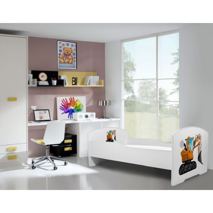 Łóżko z materacem PEPE DIGGER 160x80