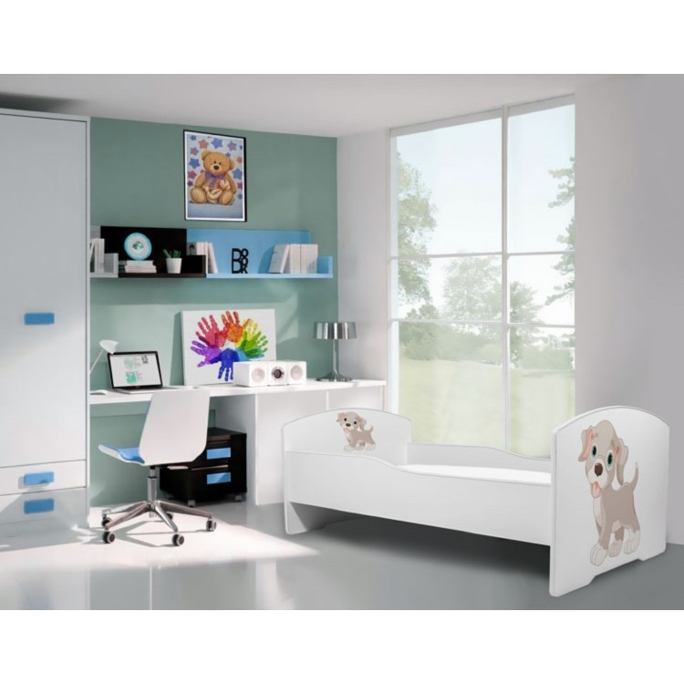 Łóżko z materacem PEPE DOG 140x70