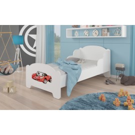 Łóżko z materacem AMADIS RED CAR 140x70