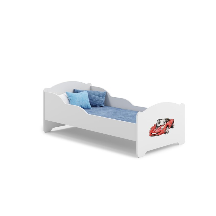 Łóżko z materacem AMADIS RED CAR 160x80