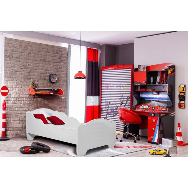 Łóżko z materacem AMADIS WHITE 140x70