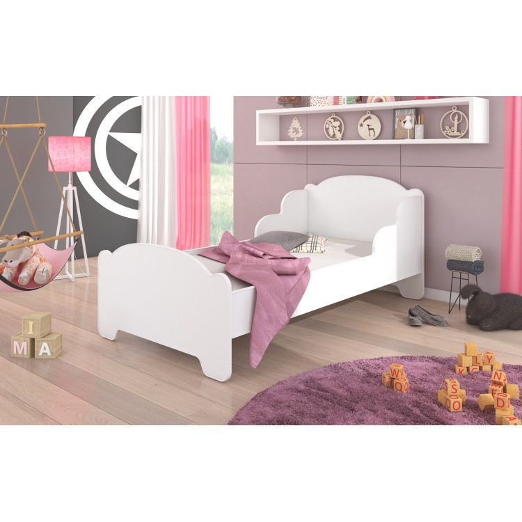 Łóżko z materacem AMADIS WHITE 140x70