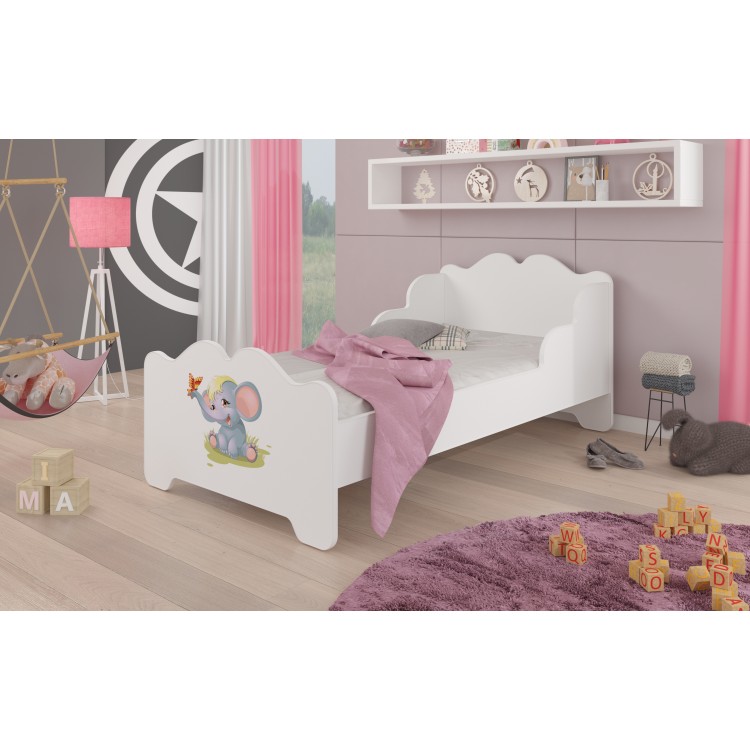 Łóżko z materacem XIMENA ELEPHANT 160x80