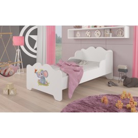Łóżko z materacem XIMENA ELEPHANT 140x70