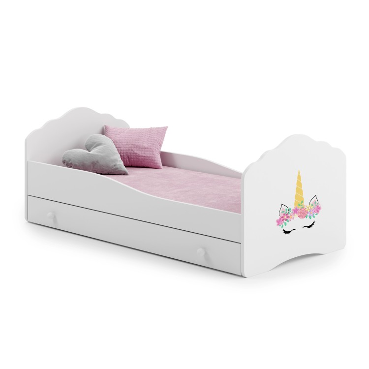 Łóżko z materacem i szufladą CASIMO UNICORN 160x80