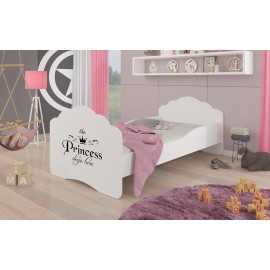 Łóżko z materacem CASIMO PRINCESS BLACK 160x80