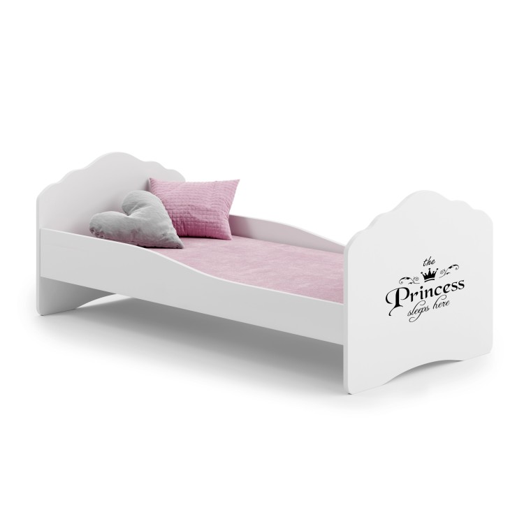 Łóżko z materacem CASIMO PRINCESS BLACK 160x80