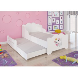 Łóżko podwójne z materacami XIMENA II CAT 160x80