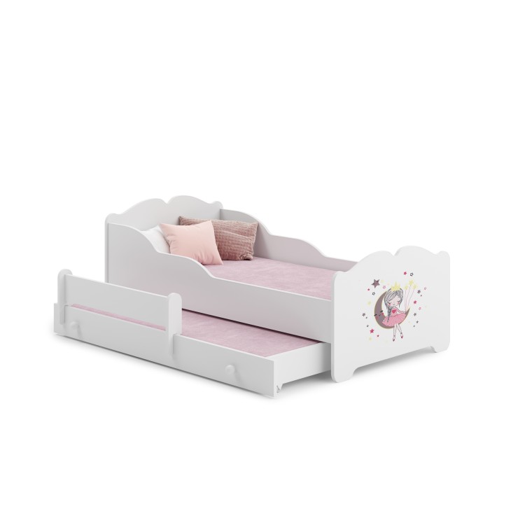 Łóżko podwójne z materacami XIMENA II SLEEPING PRINCESS 160x80