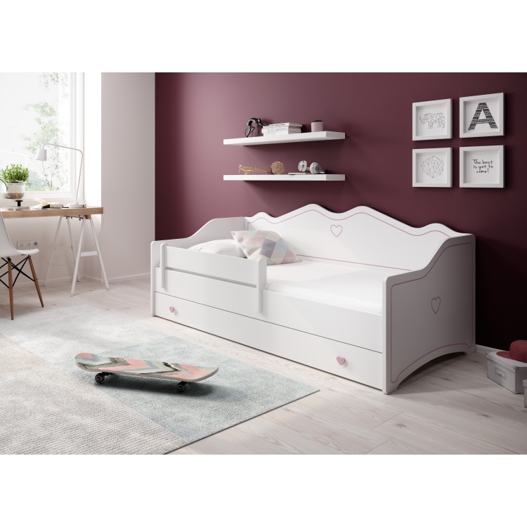 Łóżko z materacem EMKA Pink 160x80