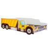 Łóżko z materacem CONSTRUCTION CAR 140x70