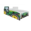 Łóżko z materacem TRACTOR GREEN 160x80