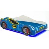 Łóżko z materacem i oświetlniem LED BATCAR 140x70