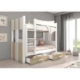 Łóżko piętrowe dwuosobowe ARTA 200x90