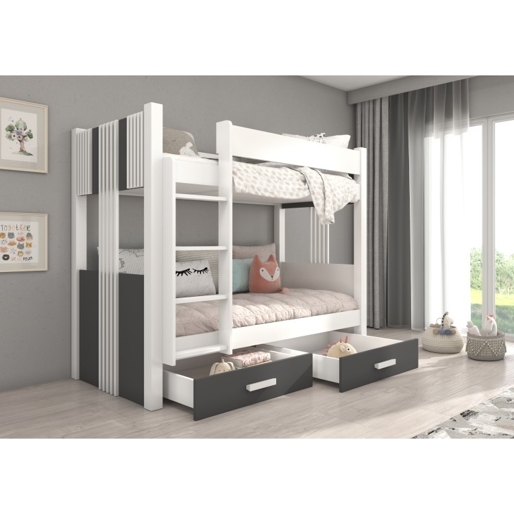 Łóżko piętrowe dwuosobowe ARTA 200x90