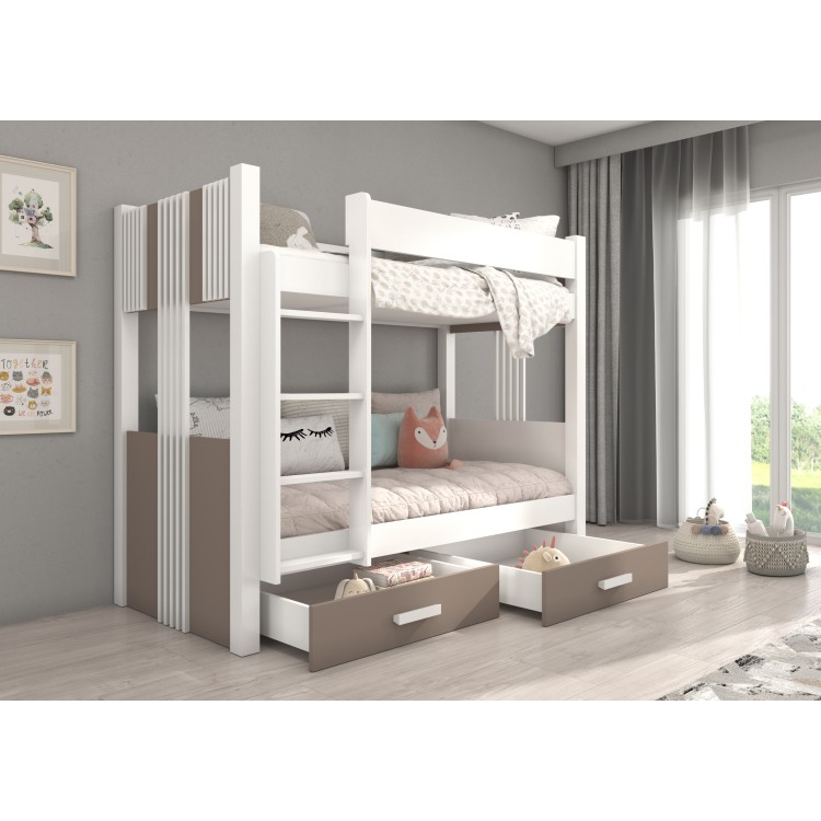 Łóżko piętrowe dwuosobowe ARTA 180x80