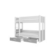 Łóżko piętrowe dwuosobowe ARTA 180x80