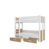 Łóżko piętrowe dwuosobowe ARTA 180x80