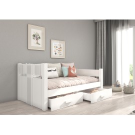 Łóżko parterowe z materacem BIBI 180x80