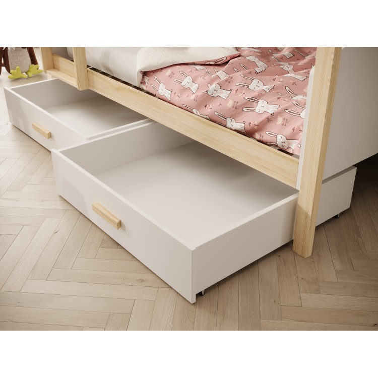 Łóżko Dziecięce Piętrowe Jori 200x90